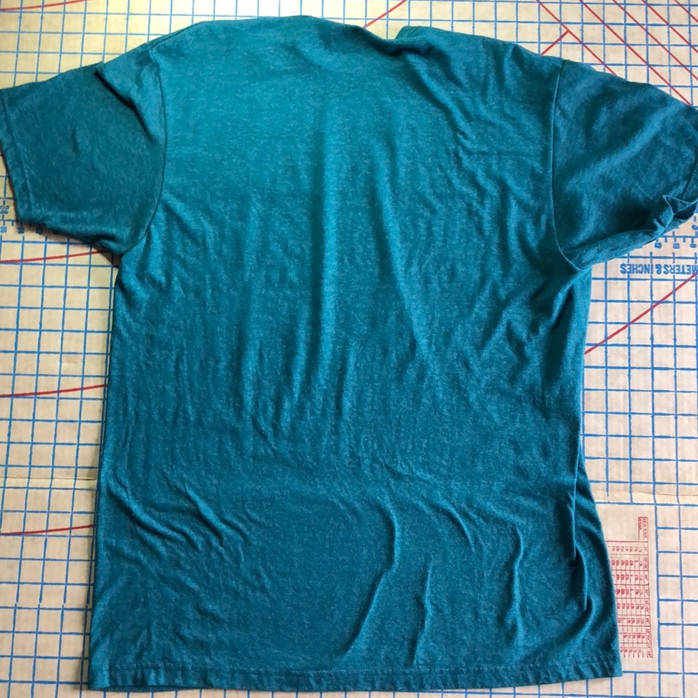 Levi’s Palm Tree Logo Graphic Green Blue T-shirt L - Picture 2 of 4